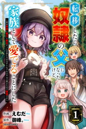 TENSEI SHITARA DOREI NO CHICHI NI NATTAKEDO, KAZOKU TOSHITE MEDERU KOTO NI SHITA 〜 JITSU WA YUUSHA TO MAOU TO SEIJO DATTA KODOMOTACHI NO CHIKARA GA TONDEMO SKILL DE TSUKAETA NODE SAIKYOU DESU